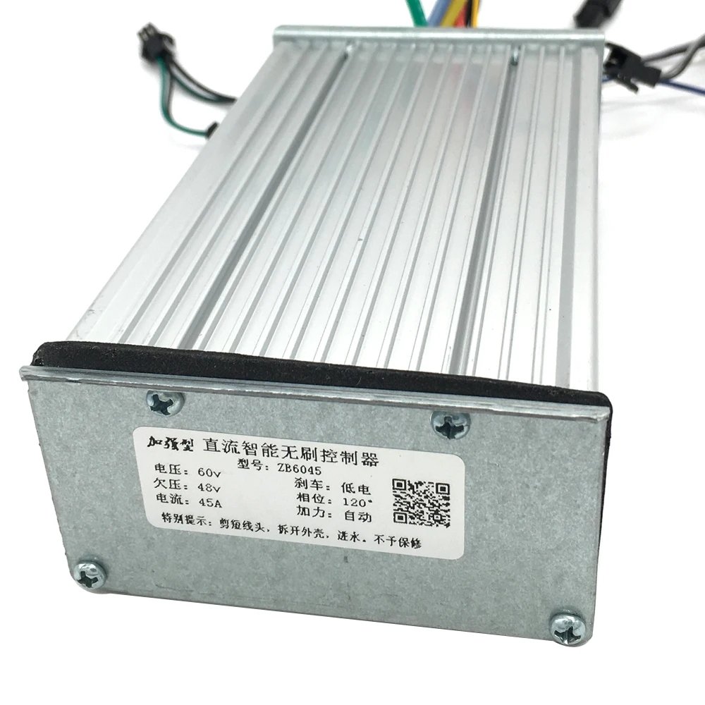ZB Brand 60V 45A Sine Wave Controller for Dual Motor 6000W Electric Scooter Front and Rear Drive Controller