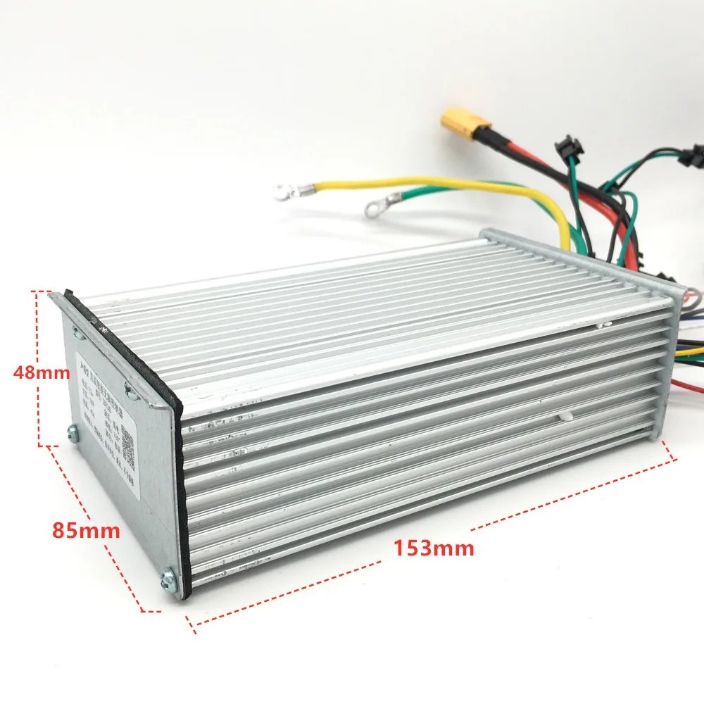 ZB Brand 60V 45A Sine Wave Controller for Dual Motor 6000W Electric Scooter Front and Rear Drive Controller