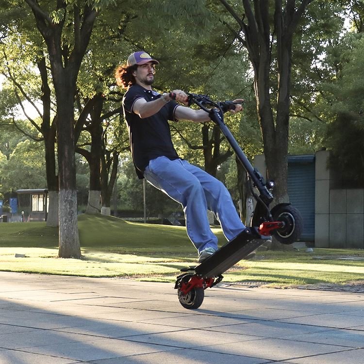 EU US AU warehouse off road powerful double motor 2400W lithium battery folding electric scooter