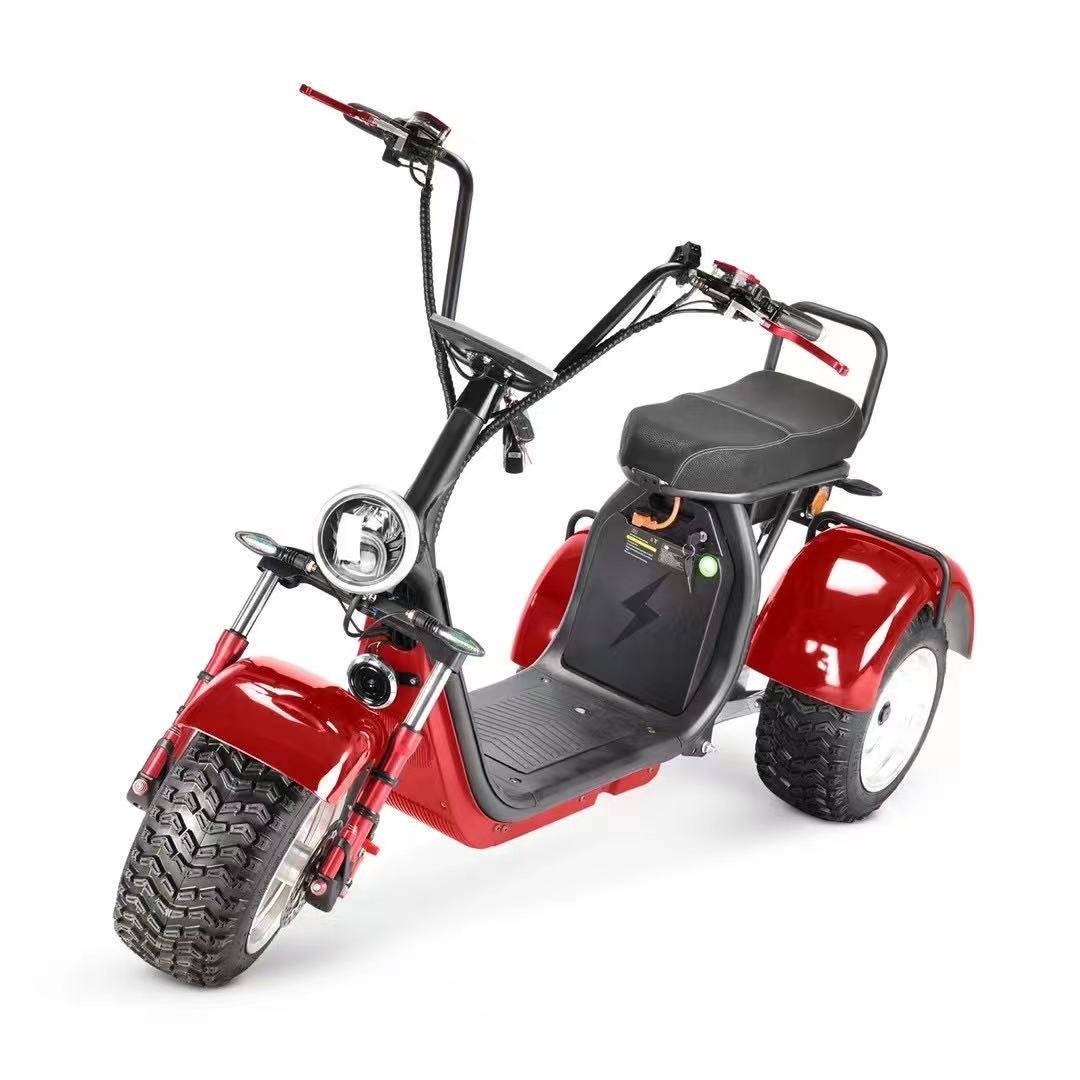 Amoto new 4000W 5000W Self balance trike with lithium battery electric scooters citycoco electric motorcycle 3 wheel citycoco