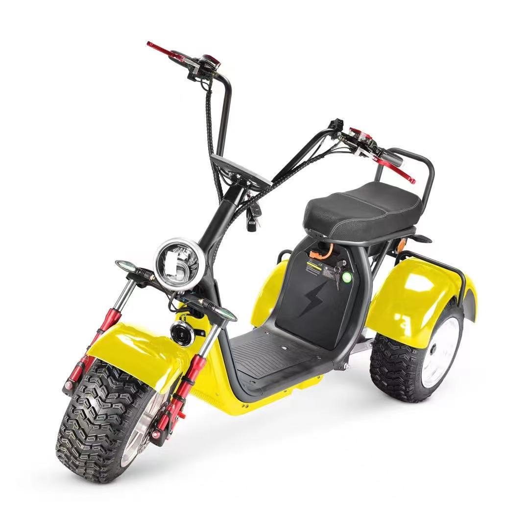 Amoto new 4000W 5000W Self balance trike with lithium battery electric scooters citycoco electric motorcycle 3 wheel citycoco