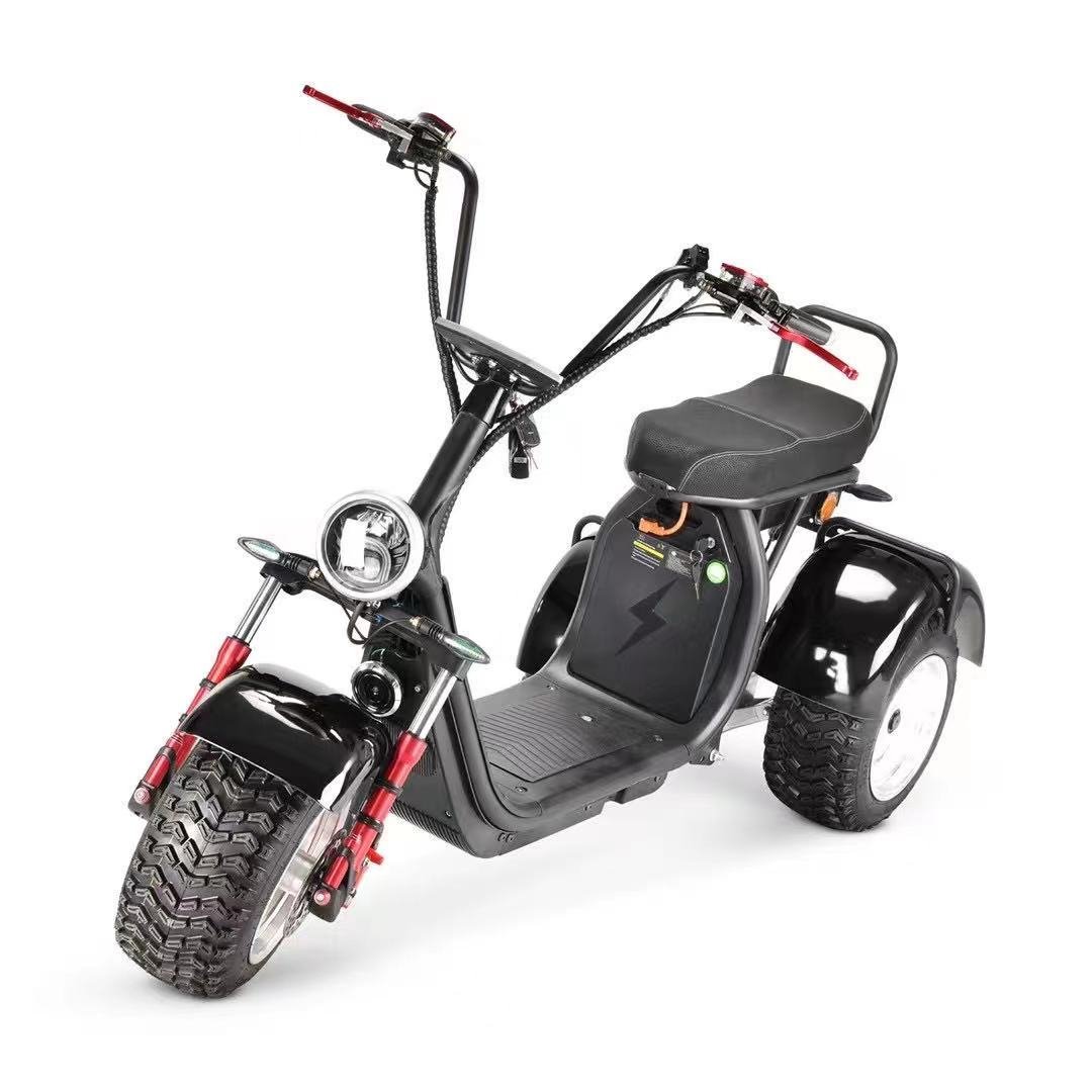 Amoto new 4000W 5000W Self balance trike with lithium battery electric scooters citycoco electric motorcycle 3 wheel citycoco