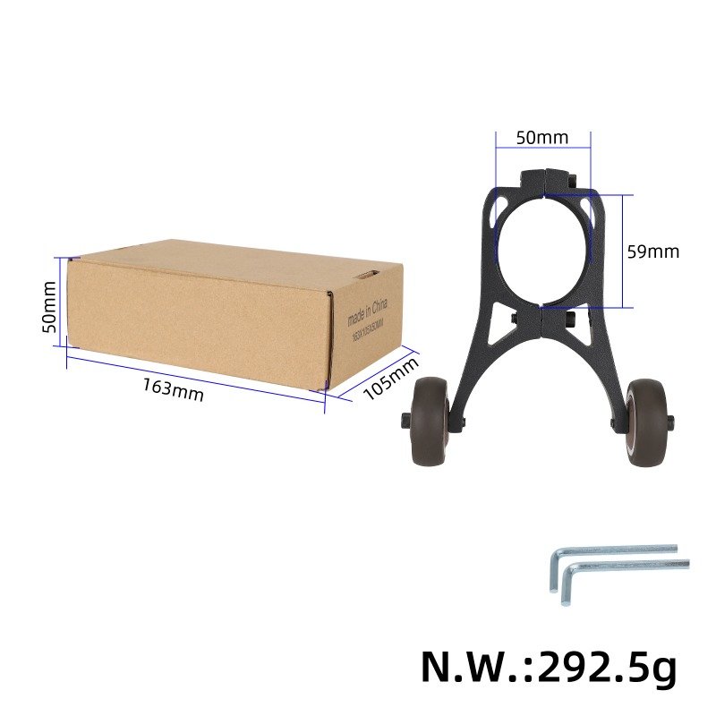 Auxiliary Small Wheel Bracket Folding Wheel Bracket for M365Pro Electric Scooter Accessories NinebotF20F30F40