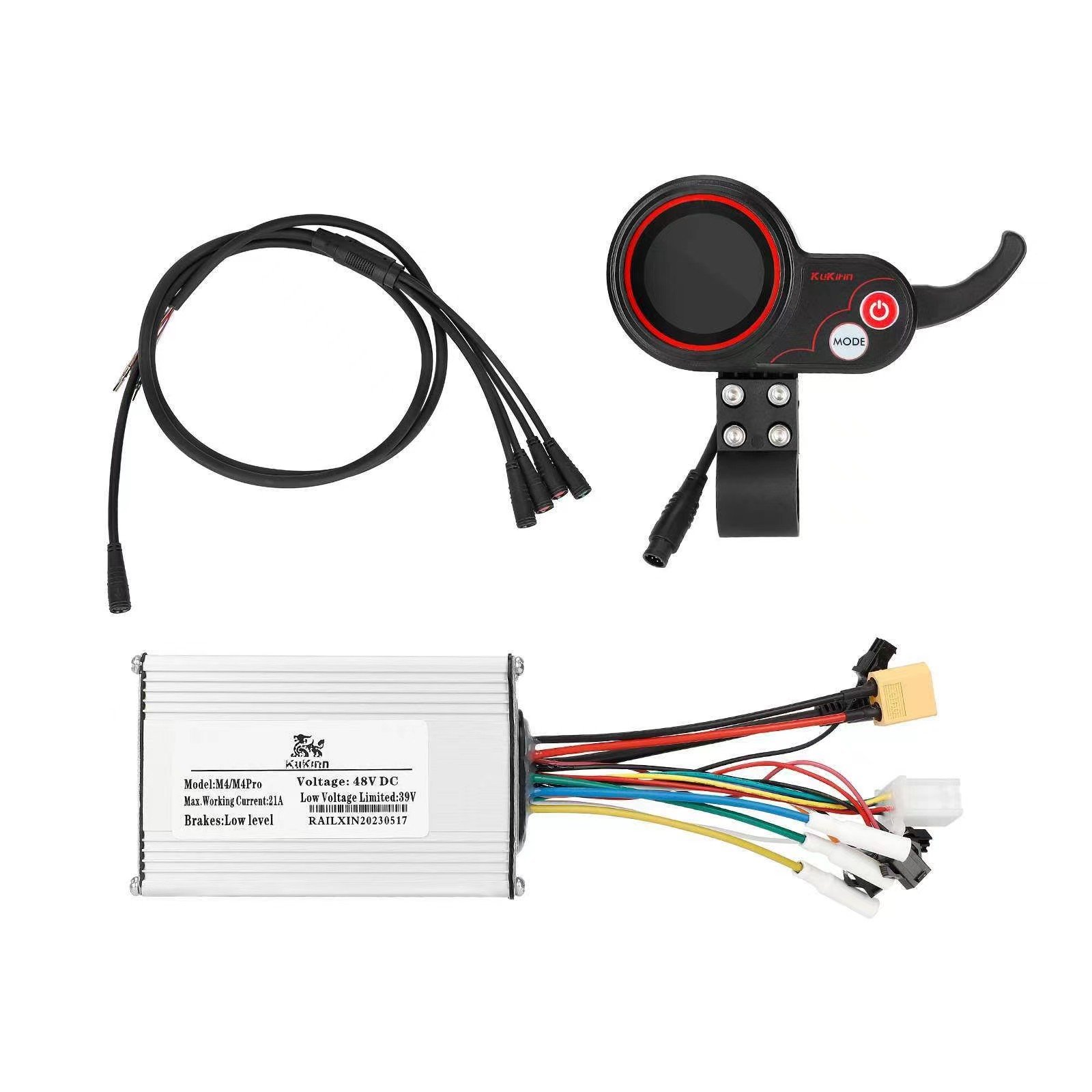Original 48V 21A Controller With Kukirin 6 pin Meter Throttle LCD display For Kugoo Kukirin M4/M4 Pro Electric Scooter Parts