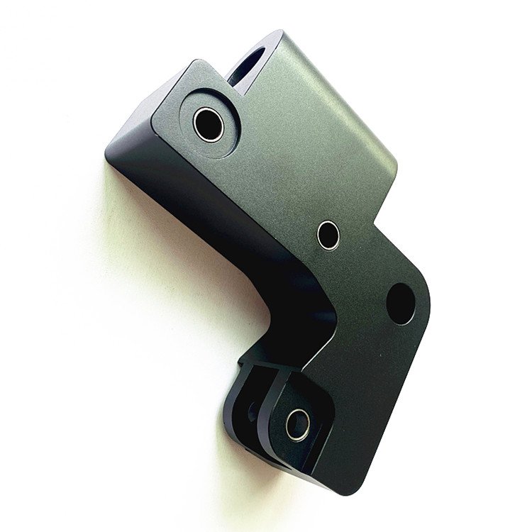 Black sandblasting alumina alloy 7075 transfer connecting shaft parts mechanical processing for scooter