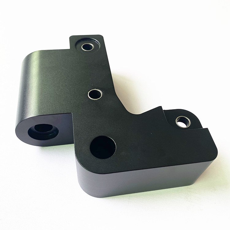 Black sandblasting alumina alloy 7075 transfer connecting shaft parts mechanical processing for scooter