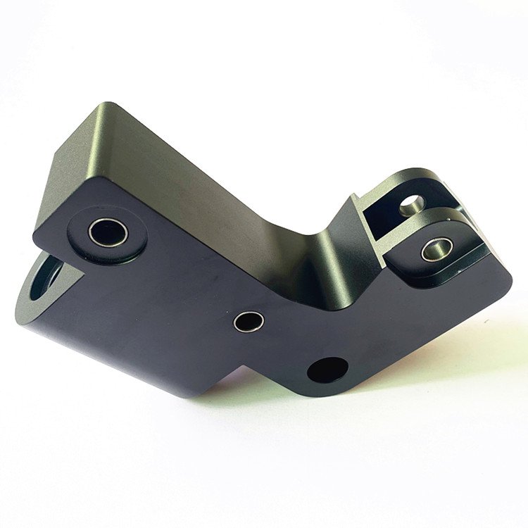 Black sandblasting alumina alloy 7075 transfer connecting shaft parts mechanical processing for scooter