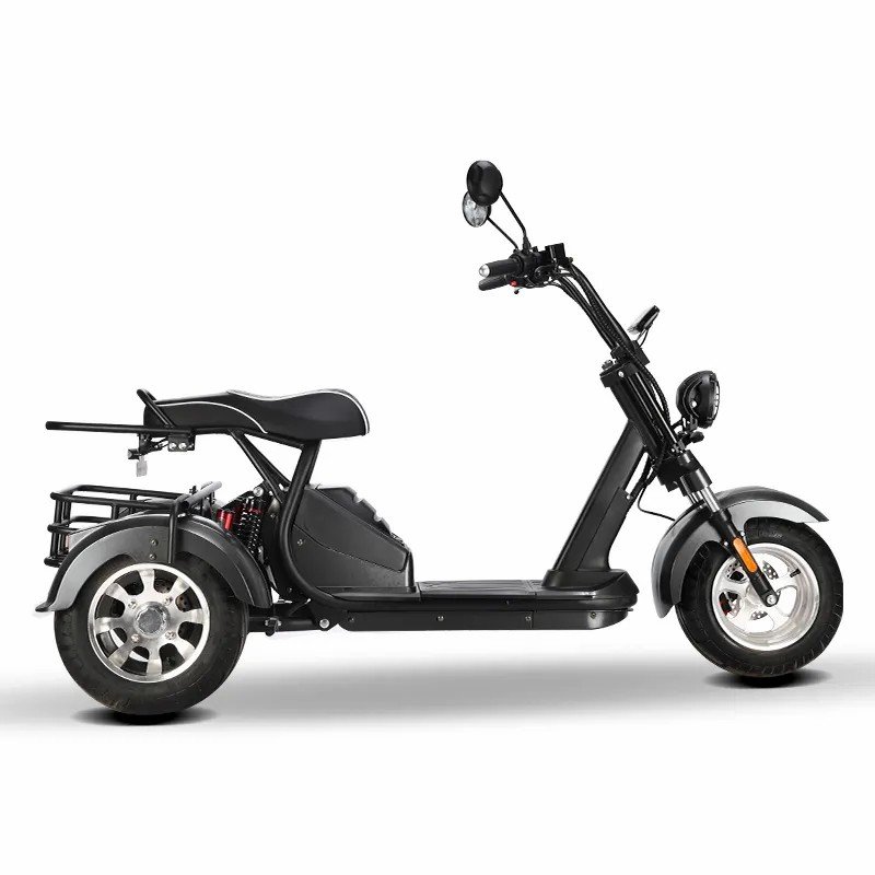 Double Seat Electric Tricycles 1500W Scooters 3 Wheel Electric Scooters Citycoco For Adult