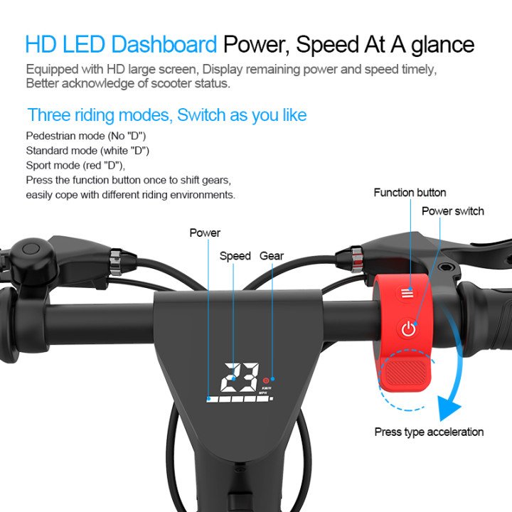 EU US warehouse electric scooter 500w electric scooter 2024 electric scooter 1000w