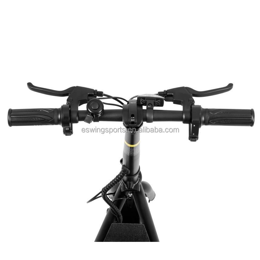 ESWING 14 Inch 2 Wheel 500W 48V 22.5Ah Scooter Bike Long Range Rear Basket Adults Folding Electric Scooter With Seat