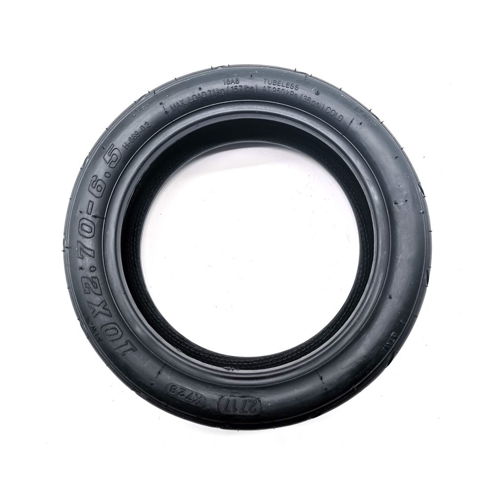 10x2.70-6.5 Vaccum Tire Scooter Tire Inner Outer Tubes Replacement Parts For Mini Folding Scooter