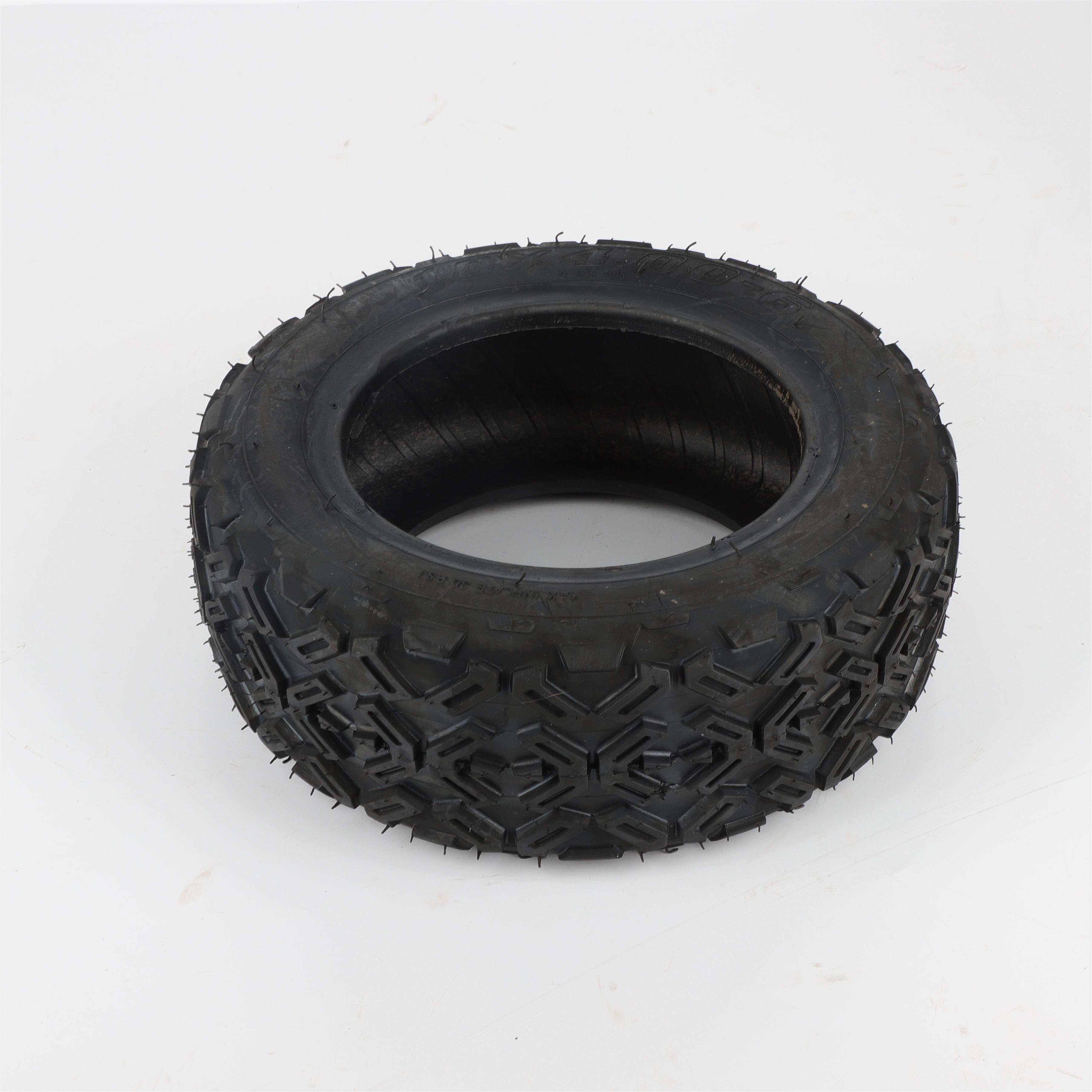 Manufacturer Off-road Damping Vaccum Tire Common Road Type Scooter Wheels 10x4.00-6 Off-road vacuum