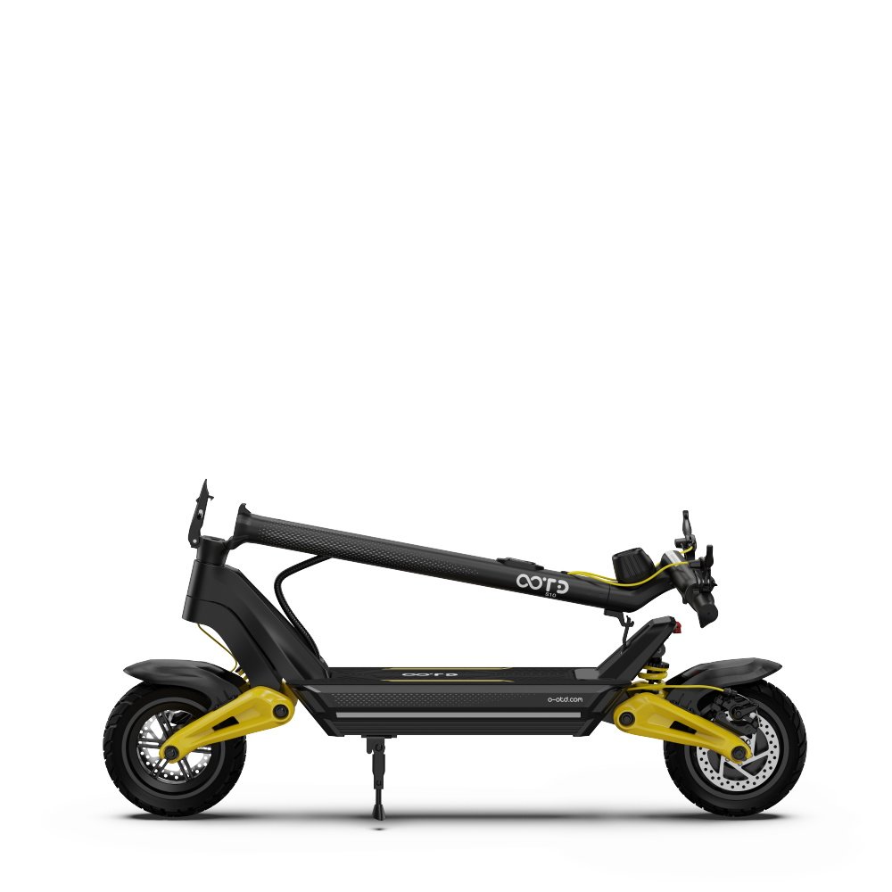 C-Type Damping Dual Suspension Folding Electric Scooter with 10-inch Tyres and Bluetooth Link APP, EU Stock 48V 20AH 25KM/H