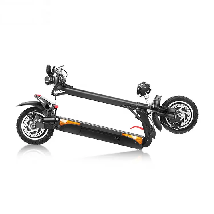 Fat Tyre Electric Scooter 10 Inch Long Range 40km/h Off Road Unisex Two Wheel Foldable Frame Electric Scooter