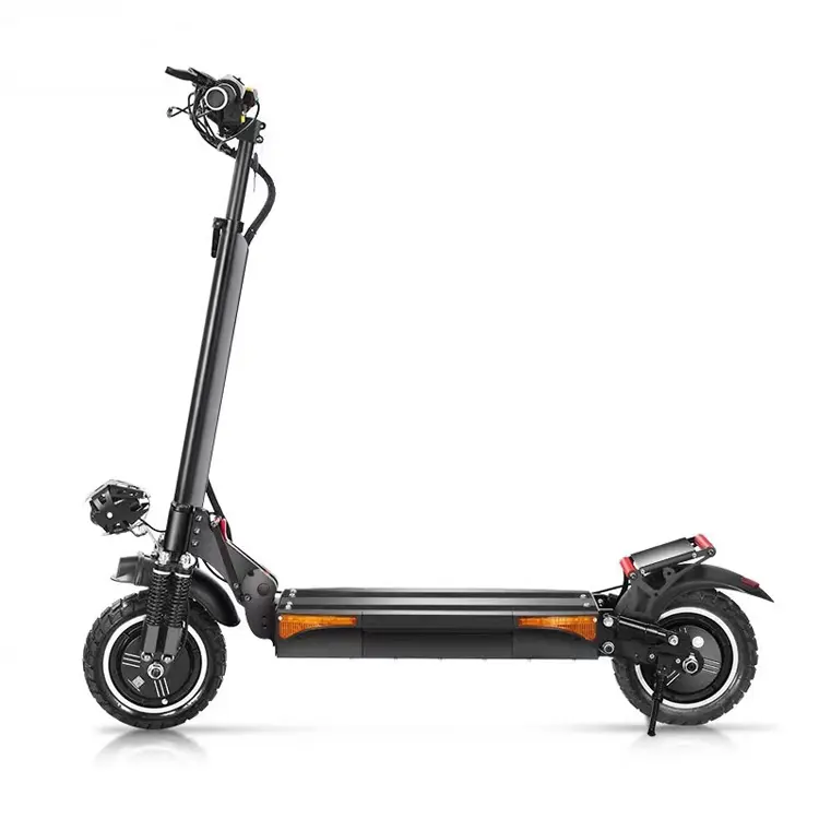 Fat Tyre Electric Scooter 10 Inch Long Range 40km/h Off Road Unisex Two Wheel Foldable Frame Electric Scooter