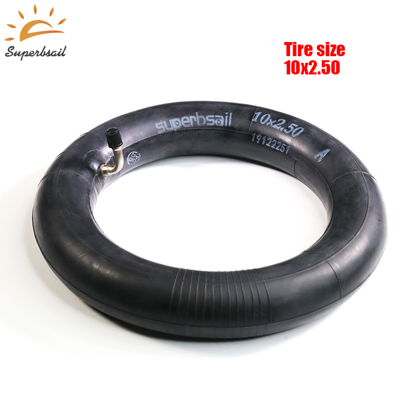 EU warehouse 10*2.5 Inner Tube for Zero 10X KuGoo M4/M4 pro Electric Scooter Inner tube Camera for 10 Inch Tire 90 degree