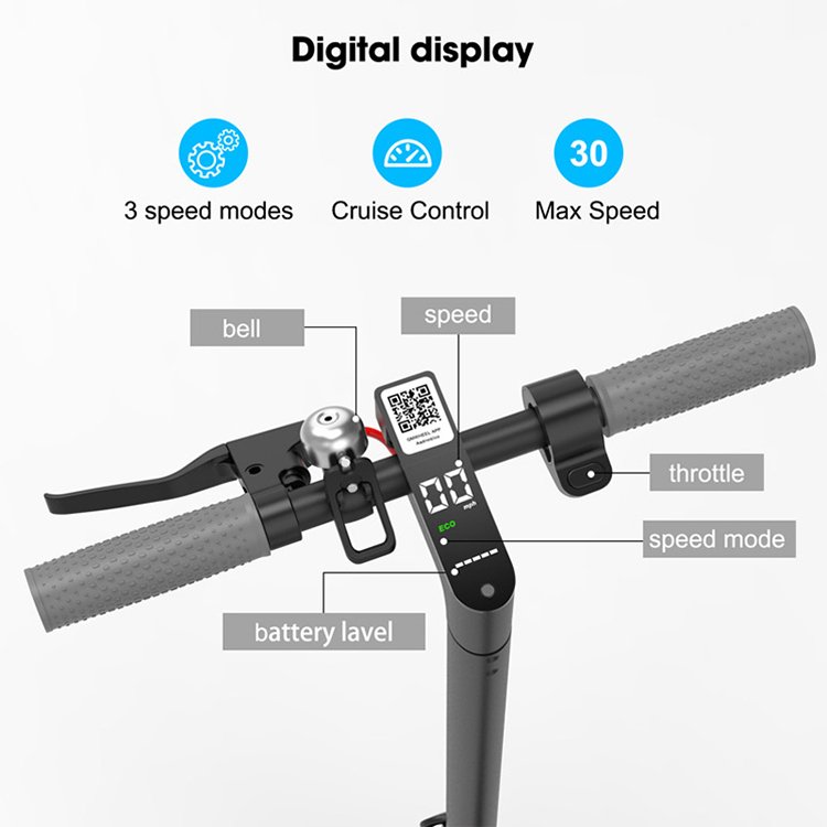 Electric Skooter Folding Electric Bike Scooter Adult Electric Scooter Europe China Warehouse Two Wheel Unisex