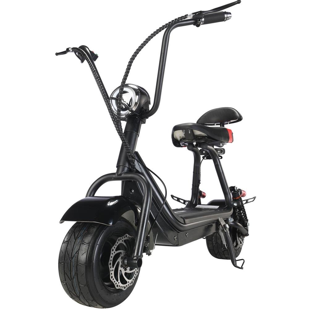 Electric Elektri Citycoco Electric Scooter 500w 2 wheel Fat Tire Popular Motorcycles European Warehouse Removable battery