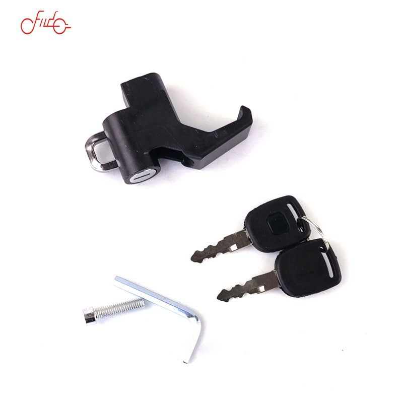 Wholesale Motorcycle accessories helmet anti-theft front multifunctional helmet lock electric scooter helmet hook lock