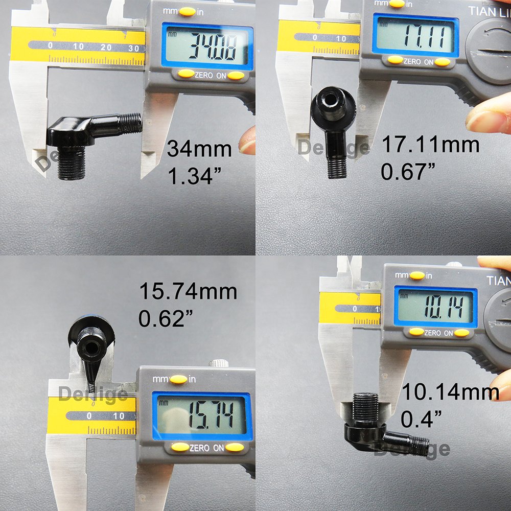 11.3 mm Aluminum metal 90 Degree Angle Motorcycle Tire Valve stem
