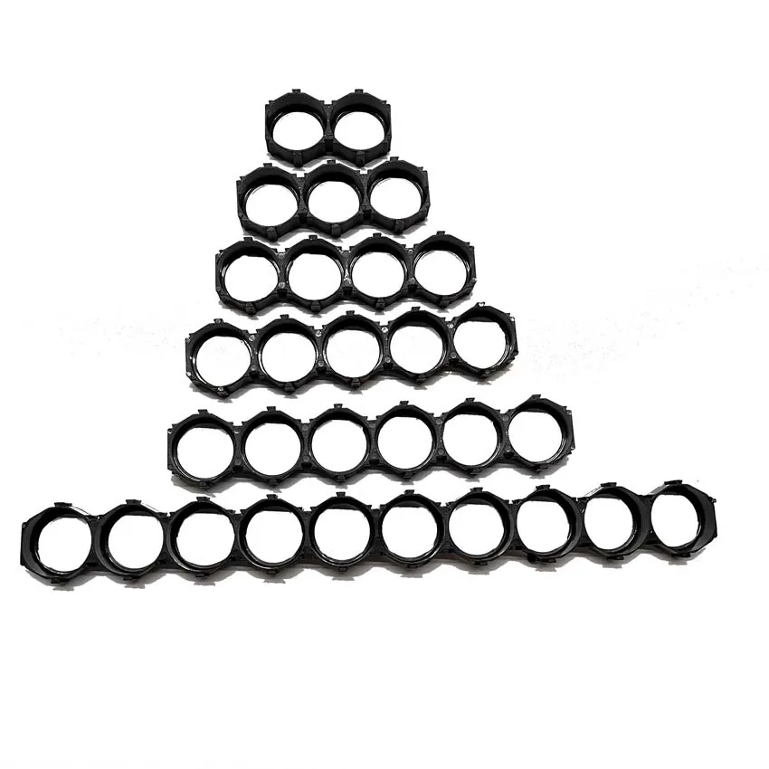 DIY 18650 18.45mm battery bracket 2/3/4/5/6/10 cells small size 18650 battery holder spacer honeycomb holder 2P 3P 6P 10P 13P