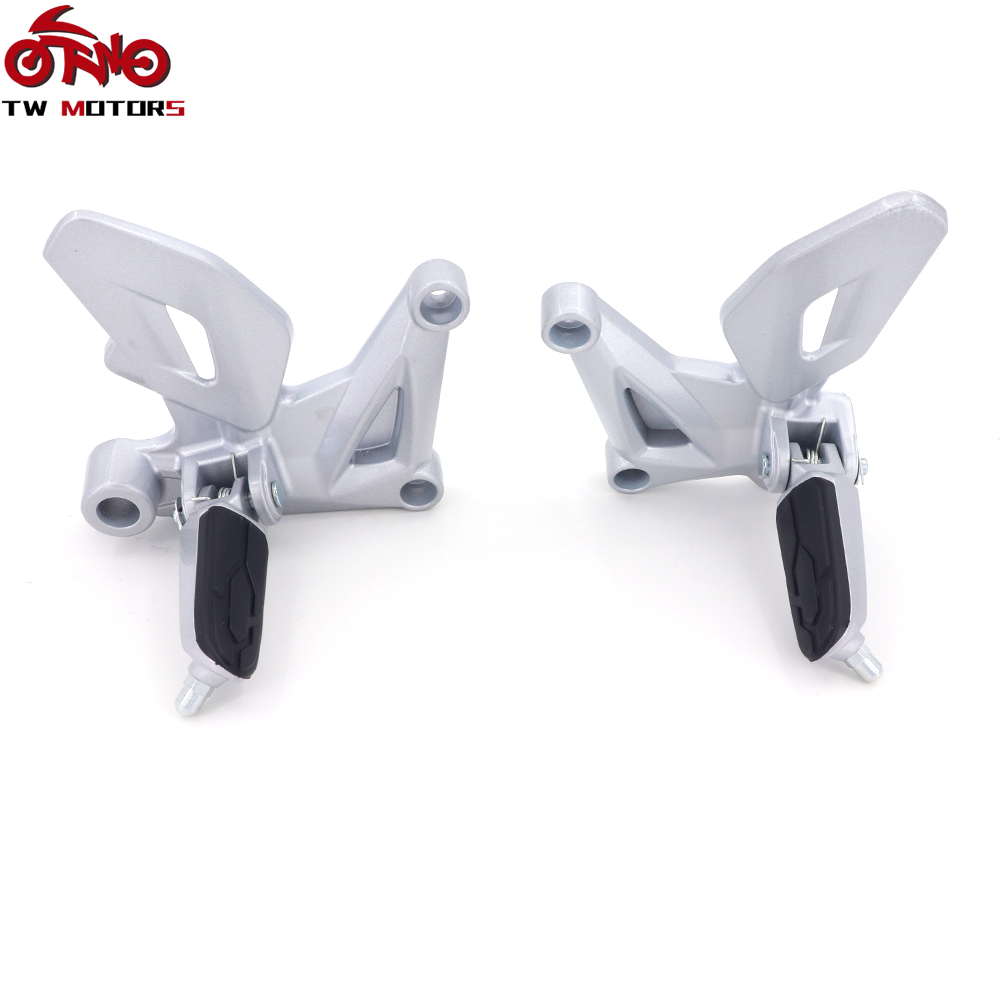 Factory Direct Sales Motorcycle Front Footrest Pegs Front Foot Pedals Assembly For Tvs Motorcycle Spare Parts