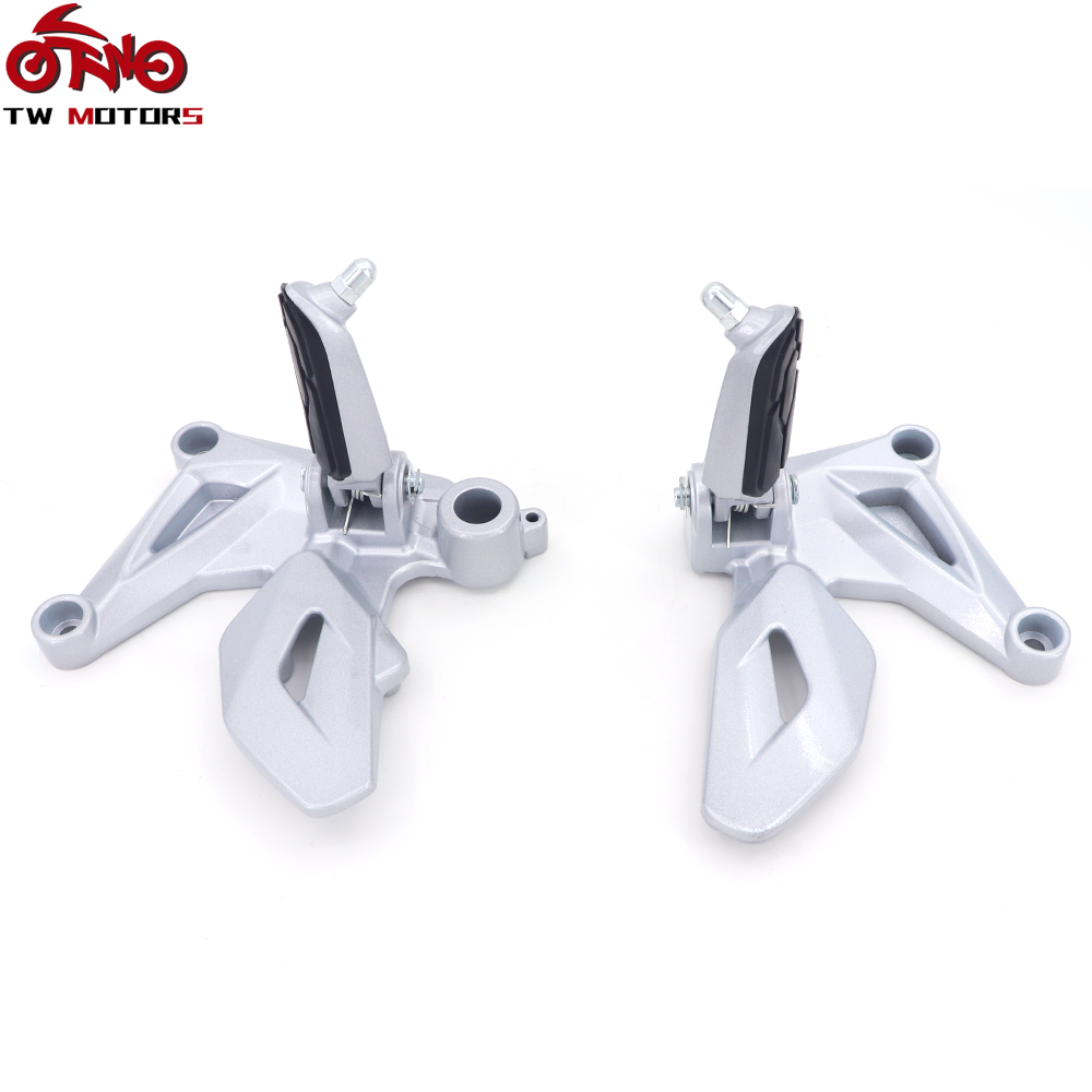 Factory Direct Sales Motorcycle Front Footrest Pegs Front Foot Pedals Assembly For Tvs Motorcycle Spare Parts