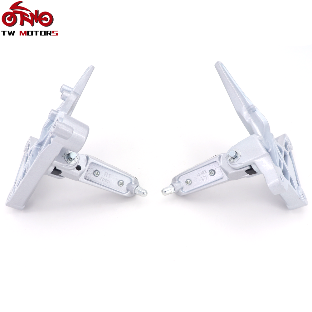 Factory Direct Sales Motorcycle Front Footrest Pegs Front Foot Pedals Assembly For Tvs Motorcycle Spare Parts