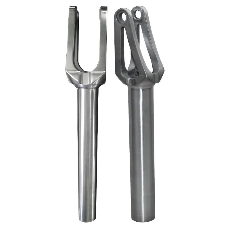 Titanium stunt scooter fork pro scooter fork Built-in machined starnut for SCS and HIC Fits 120mm 110mm and 100mm wheels