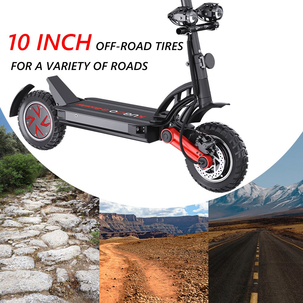 KUGOO G BOOSTER 1600W Electric Scooters Dual Motor Electronic Scooter 10 Inch Big Wheel New Folding Electric Scooter