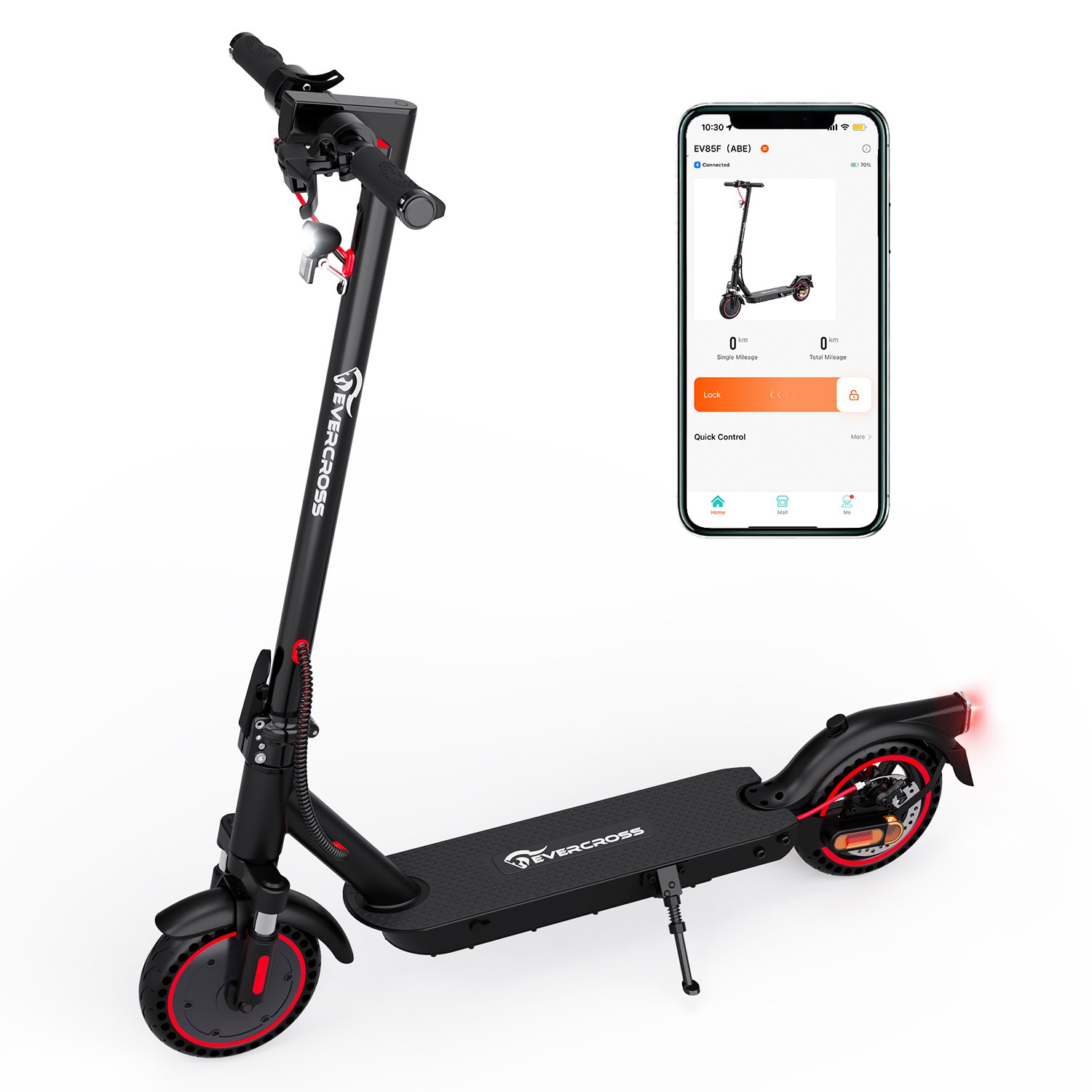 foldable adult 8.5 inch big tire electric scooter ABE