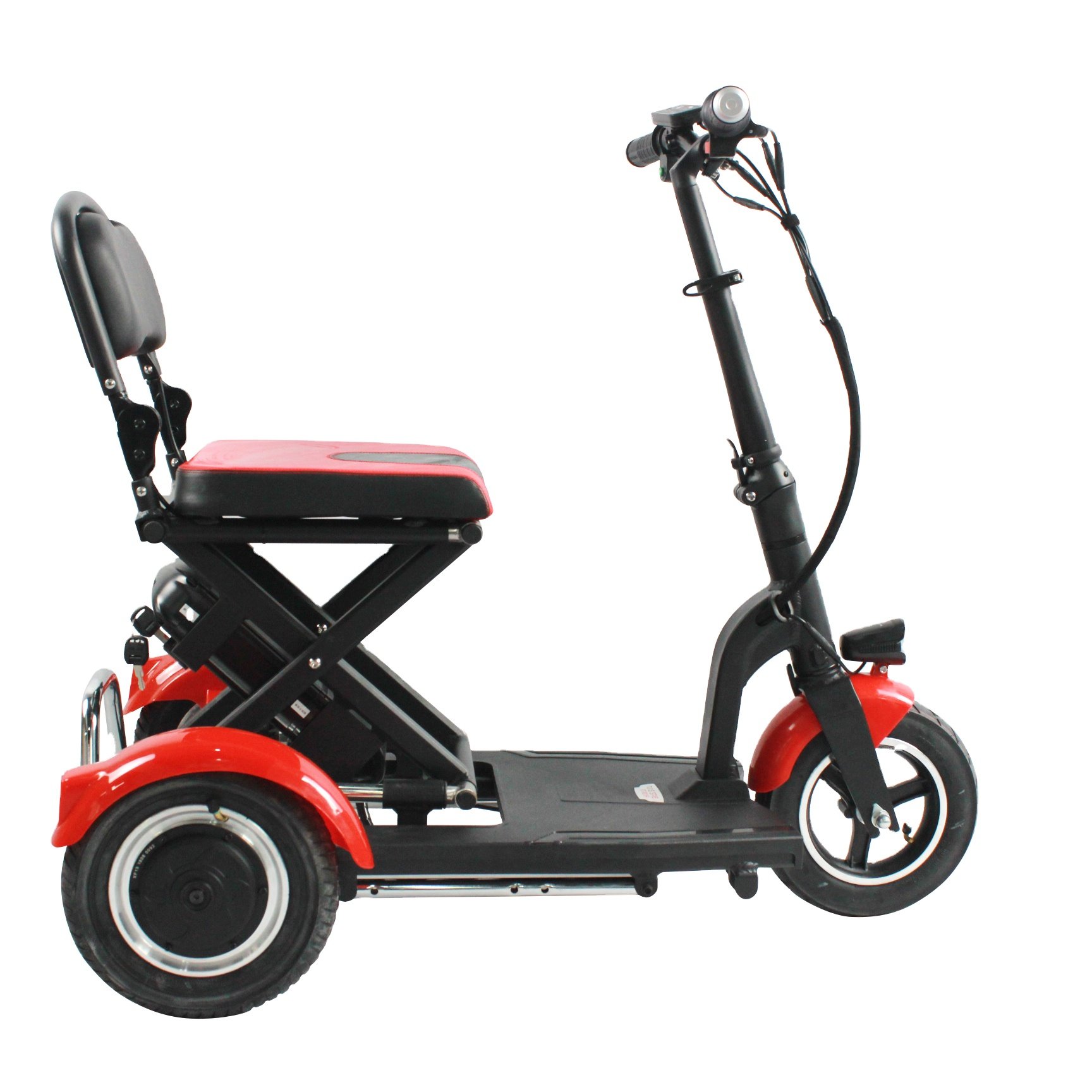 36v 10 Inch Three Wheel Handicapped Scooters Folding 300w Powerful Scooter Electric Scooter Adults