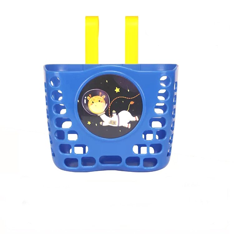 Popular Kids Bike Plastic Basket Quick Release Removable Children Bicycle Parts Front Rear Basket Bicycle Basket