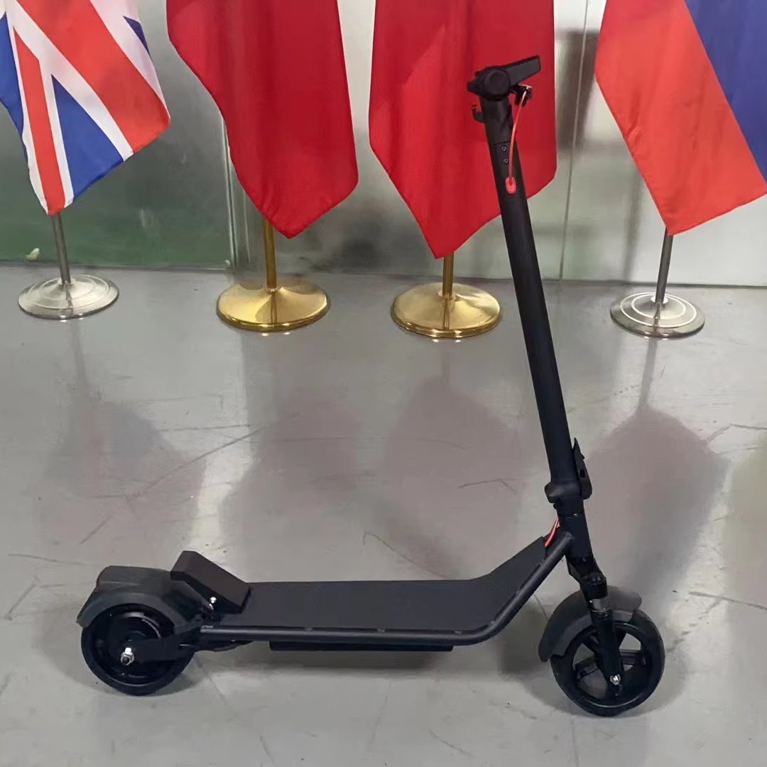Unisex 500W Rear Drive Electric Scooter 100mm Wide 215mm High Tires Smart Digital 40km/h Two-Wheel scooter