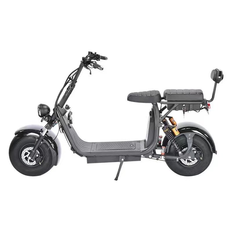 FULIKE 1500W 60V Removable Battery Fat Tire Harley Electric Scooter
