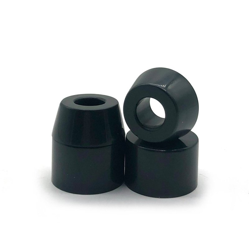Dongguan custom polished ABS PA POM PP PU plastic bushing for scooters CNC turning aluminium stainless steel scooter bushing