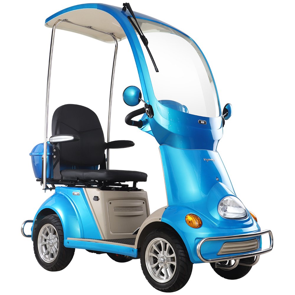 EUROPA S Four Wheel Electric Scooter Bike with Cabin for Adult