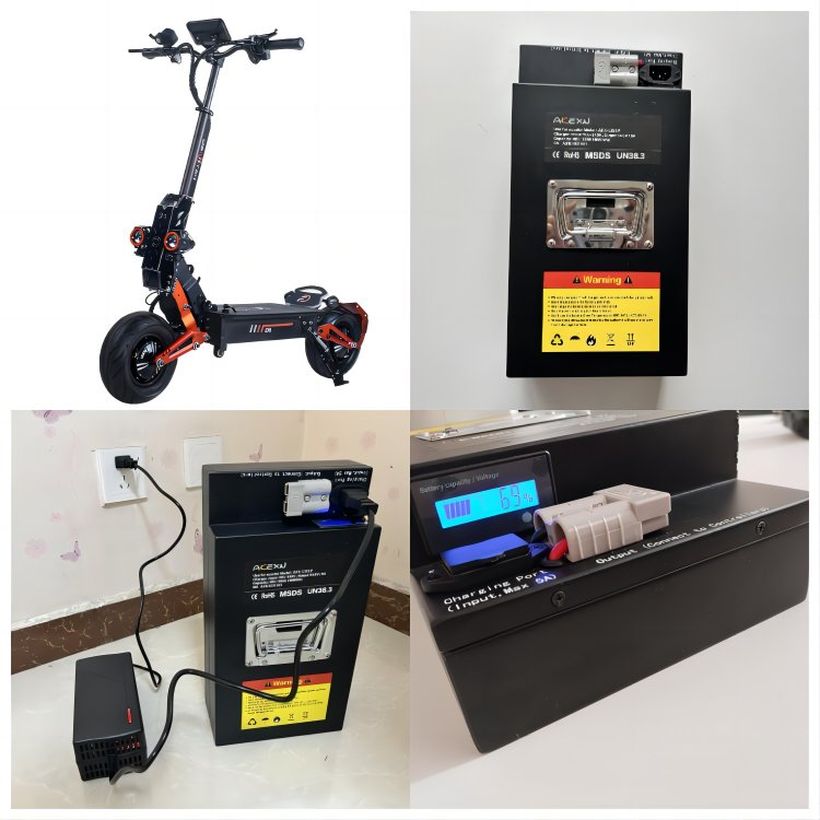 Obarter D5 Electric Scooter Removable Battery 48V35A E Electric Scooter Parts And Accessories Battery Replacement In Stock