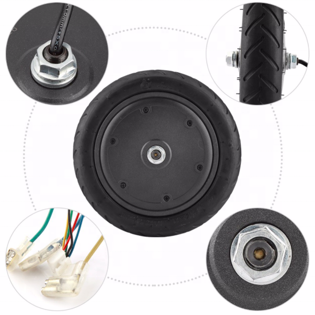250W Motor With Pneumatic Tyre 8.5 Inch Scooter Accessories Front Wheel Spare Parts For Xiaomi M365 Electric Scooter