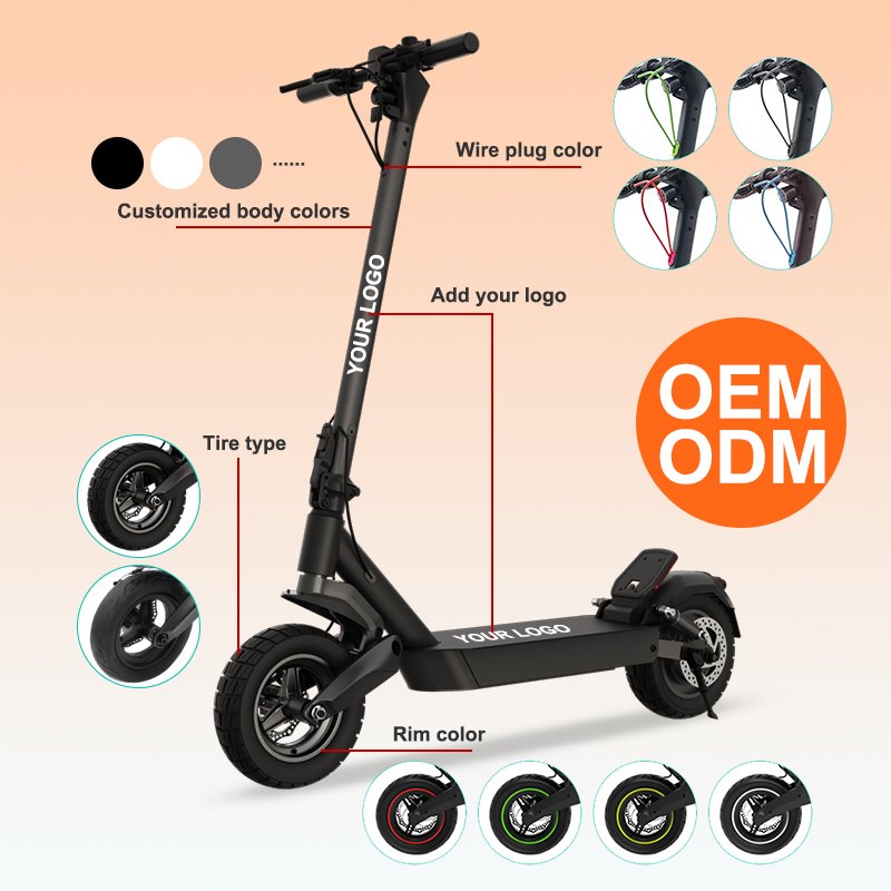 scooty 500 watt adult electric scooter high quality electric scooter fast electric scooter with Rear drum brake