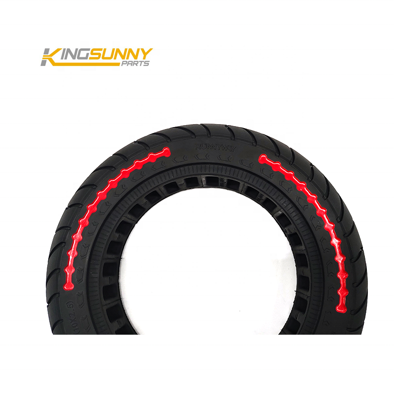 RUNNYWAY 60/70-7.0 Solid Tyre Red Color For Xiaomi Mi 4 PRO Electric Scooter Solid TIre Electric Scooter Parts Honeycomb Tyre