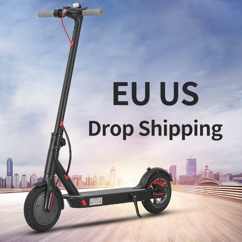 electr 350w 8.5 Inch Tire Motor 2 wheel fast Kick Folding Foldable Adults 36V electric scooter With Bluetooth