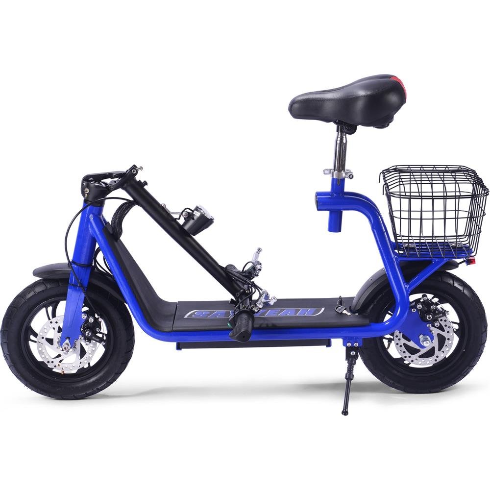High quality Eu Us Stock H8 350 500w Off Road Foldable Portable 36v 12ah Lithium Ion EScooter Two Wheels Adult Electric Scooter