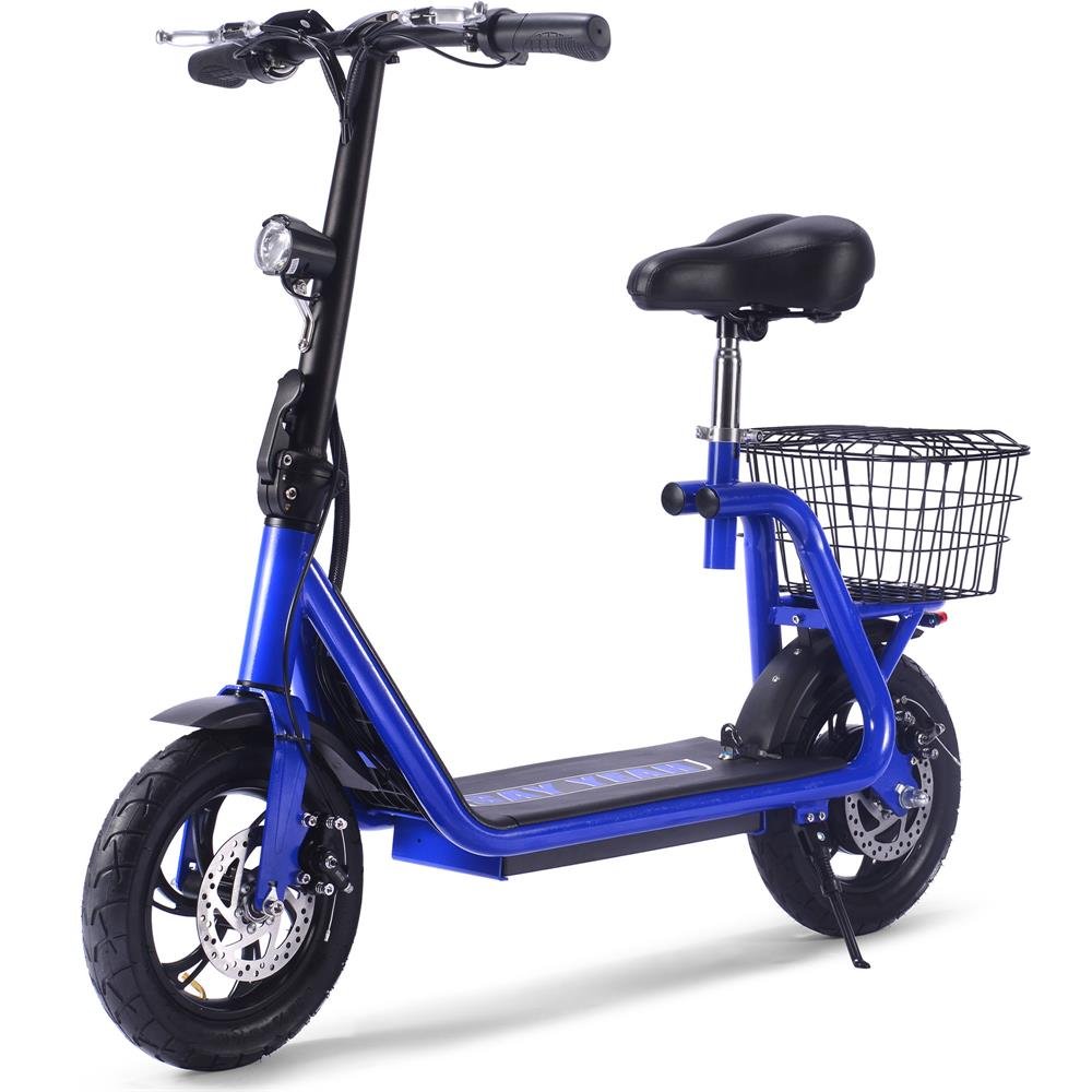 High quality Eu Us Stock H8 350 500w Off Road Foldable Portable 36v 12ah Lithium Ion EScooter Two Wheels Adult Electric Scooter