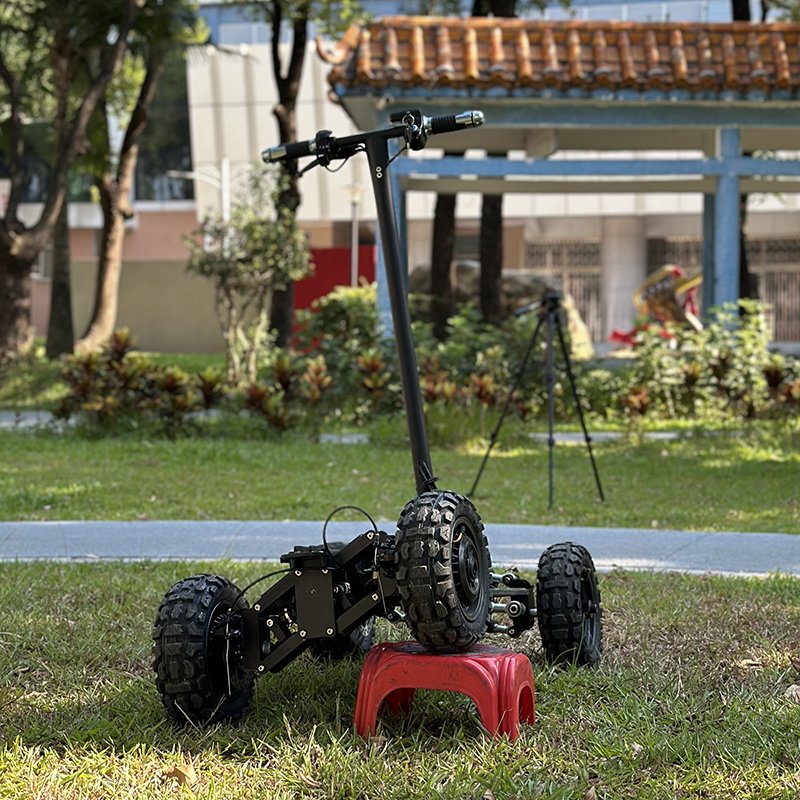 48v21ah 2x1500w Dual Motor Lithium Battery Electric Scooter Standing ATV Adult Electric ATV 4 wheel Front and Rear Suspension