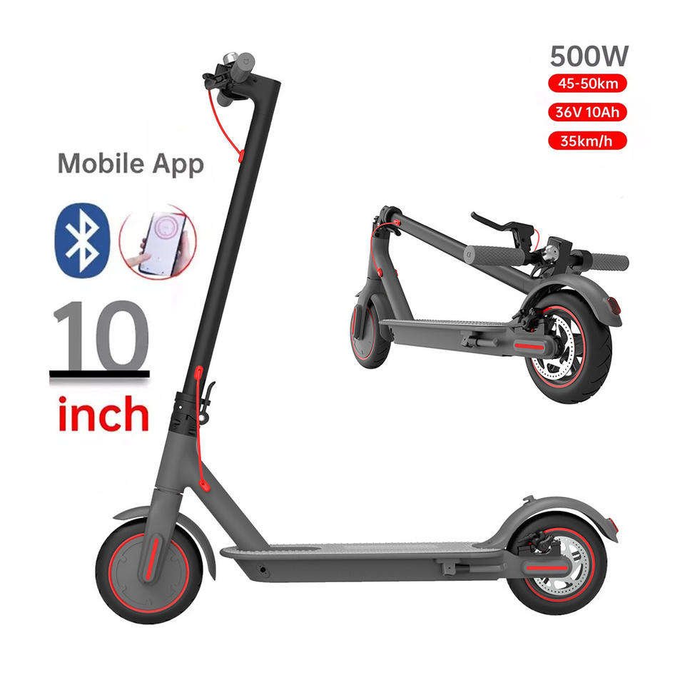 China Factory Custom Made HT-T4 Pro EU Warehouse Electric Scooters Folding Best Electric Scooter For Adults