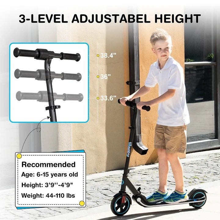RCB 7Inch Electric Scooter Children's Gift EU/US Warehouse Stock Two Wheels Foldable Kick Kids Scooter