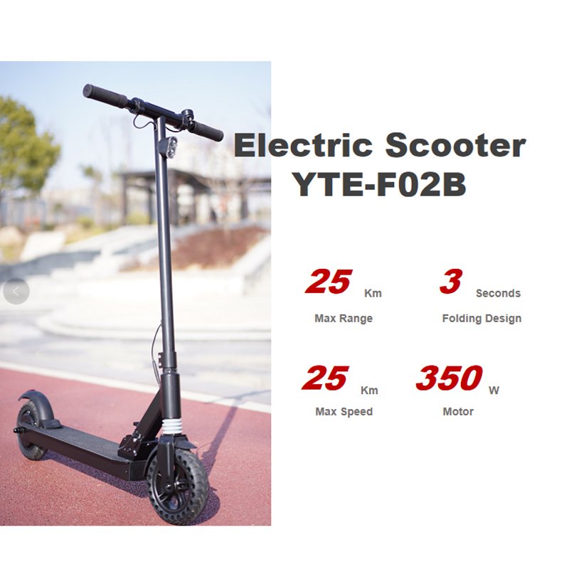 F02B Premium OEM Factory Elektro Roller 25 km/h Adult Lithium 8in Honeycomb Big Wheel Electric Scooter