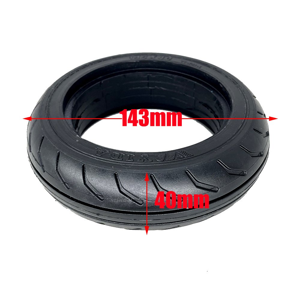 Electric Scooter parts 145x40 Solid Tire for Fast Wheel F0,Jackhot Carbon Fiber Scooter 5.5 Inch Explosion-Proof Tubeless Tyre