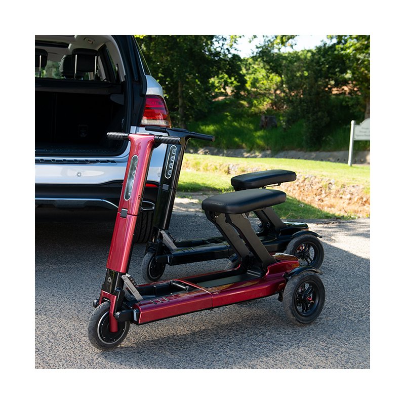 Shenzhen Manufacturer CE Rohs easy operated 3S quick folding electric three wheels mini size folding electric scooters